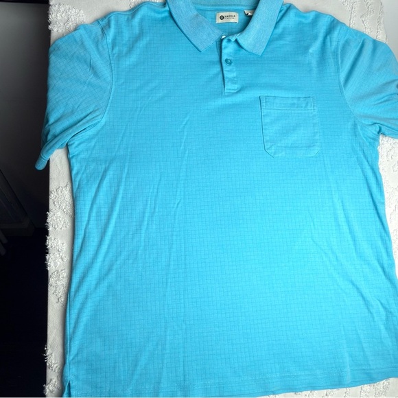 Men's Blue Polo Shirt - Picture 2 of 5
